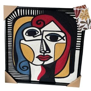BP Home Embroidered Framed Picasso Art